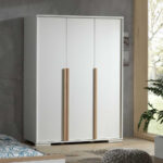 3 Türiger Kleiderschrank In Weiß – Eldrus Regarding 3 Türiger Kleiderschrank