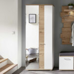 80X200X38 Cm Garderobenschrank Mit Zwei Türen – Symbrosia With Kleiderschrank 80 Cm Breit