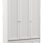 Almila Babyzimmer Kleiderschrank Mia 3-Türig Mit Led | Moebel-Lux.de for Kleiderschrank Weiß  3 Trig