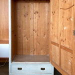 Alter Kleiderschrank, 190 X 95Cm, Vollholz, Vintage Ca. 1900 Regarding Ebay Kleiderschrank Gebraucht