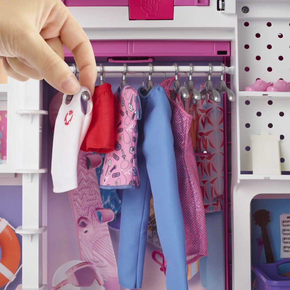 Barbie Traum Kleiderschrank Mit Puppe - Blond Within Kleiderschrank Barbie