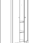 Bedienungsanleitung Ikea Hensvik Garderobekast 75X174 Cm (Seite 1 For Ikea Hensvik Kleiderschrank