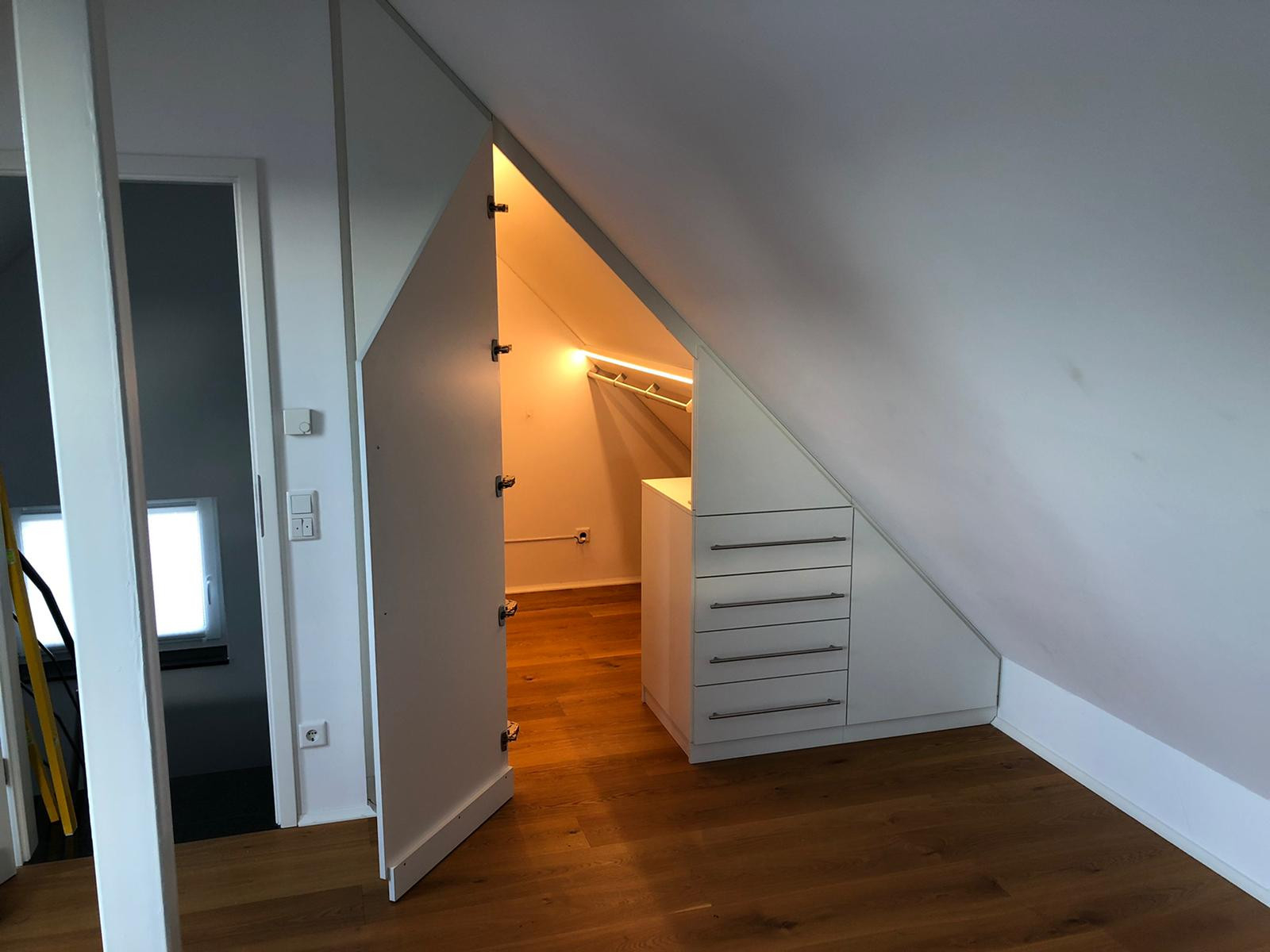 Begehbarer Kleiderschrank Dachschräge Ankleide Eckschrank with Dachschräge Kleiderschrank