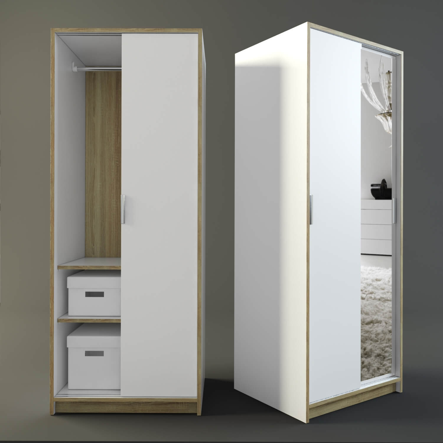 Cabinet Ikea Trysil 1 - 3D-Modell Herunterladen (11200 intended for Trysil Kleiderschrank