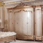 Casa Padrino Luxus Barock Schlafzimmerschrank Kupferfarben Within Kleiderschrank Barock