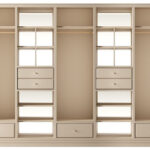 Casa Padrino Luxus Kleiderschrank Beige 326 X 60 X H. 230 Cm – Offener  Schlafzimmer Schrank – Schlafzimmer Möbel – Hotel Möbel – Luxus Möbel –  Luxus Within Kleiderschrank 230 Cm Breit