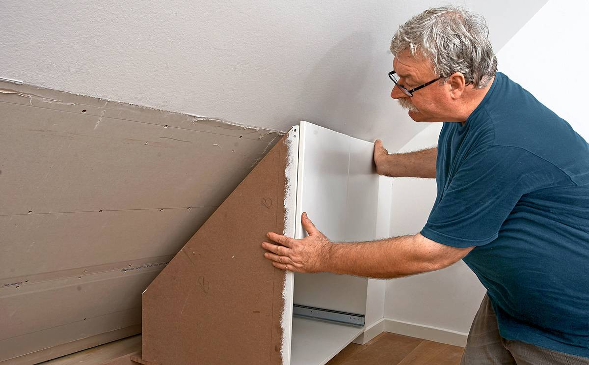 Dachschrägenschrank Nach Maß | Selbst.de in Kleiderschrank Dachschräge Selber Bauen