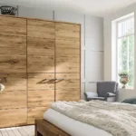 Drehtüren Kleiderschrank "Golera" – Wildeiche Regarding Kleiderschrank Wildeiche