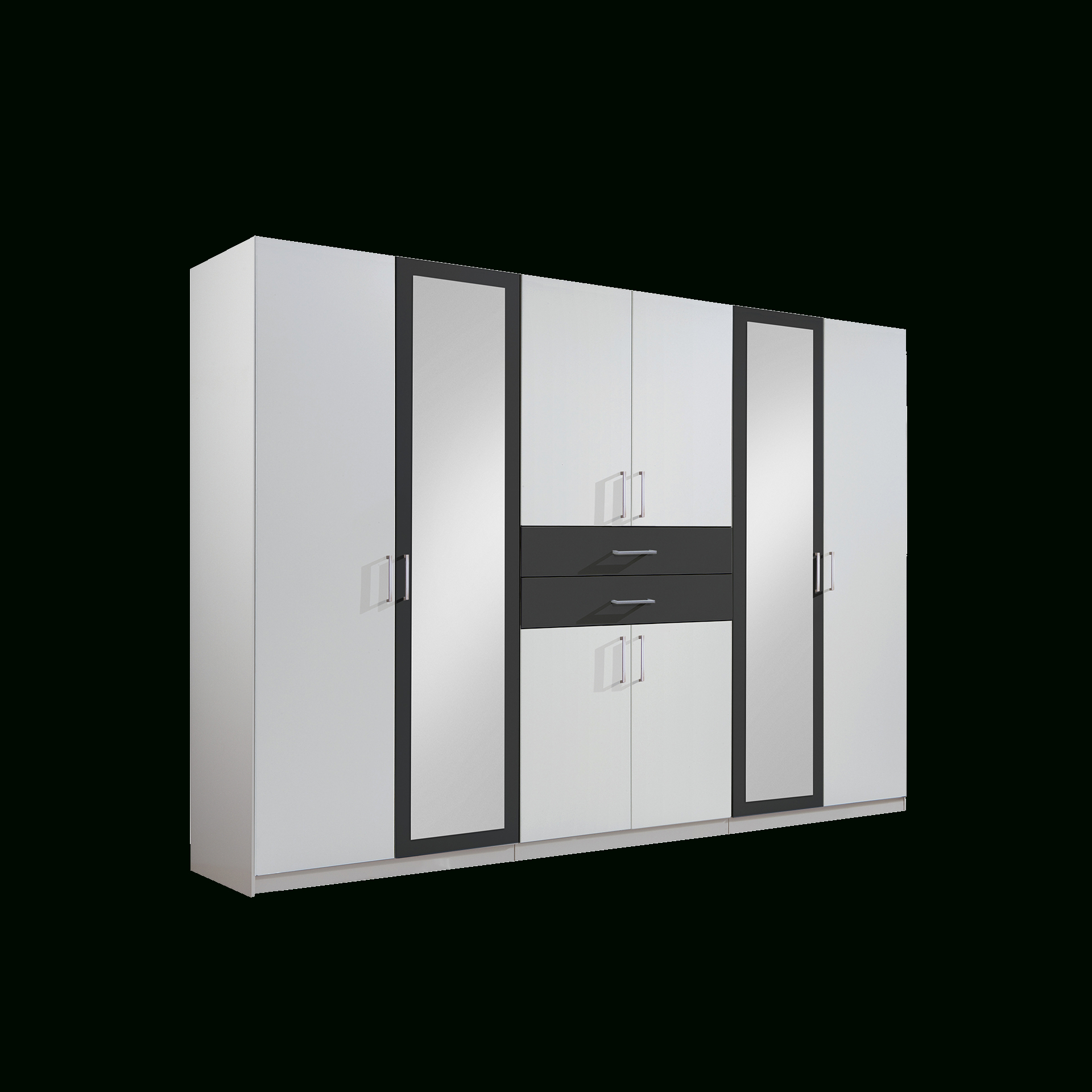 Drehtürenschrank Diego 8-Türig Weiß 58*270*208 Online Kaufen | Hofmeister intended for Kleiderschrank 8 Türig