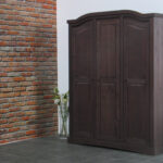 Ebuy24 Rico Kleiderschrank 3 Türig Kolonial Gewachst Gebeitzt With Regard To Kleiderschrank Kolonialstil