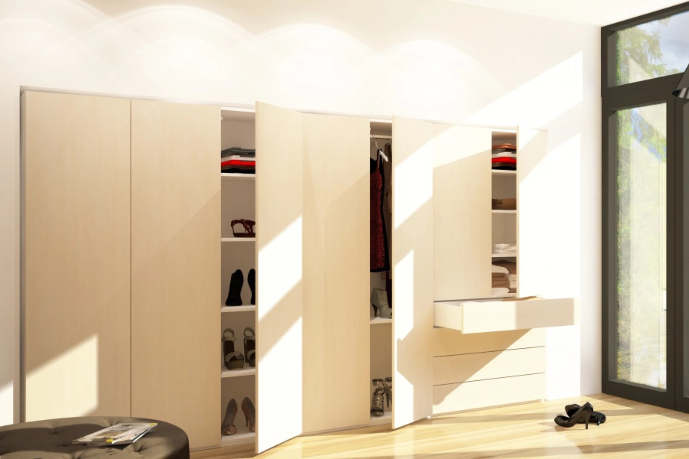 Einbauschrank Ahorn - Meine Möbelmanufaktur Pertaining To Kleiderschrank Ahorn