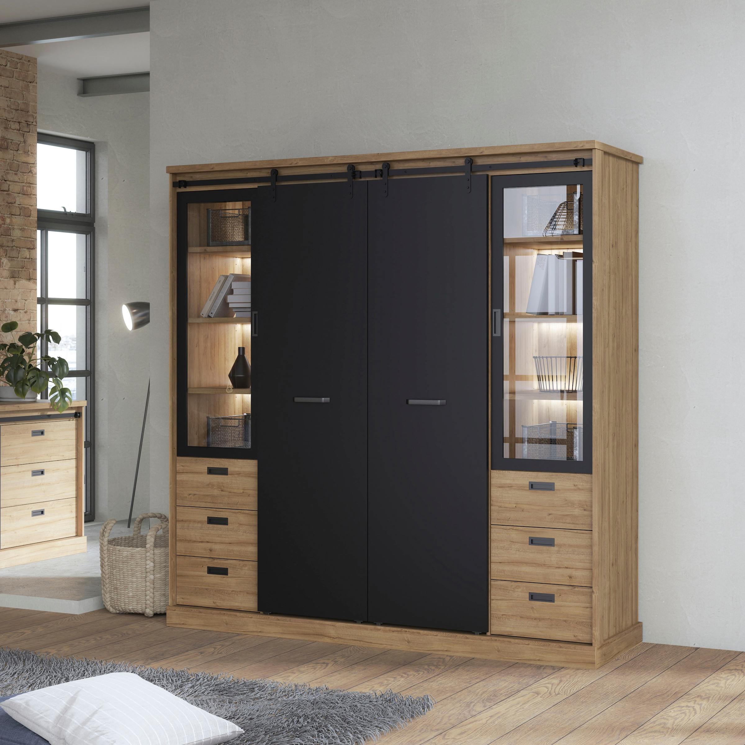 Forte Kleiderschrank, Mit Beleuchtung intended for Forte Kleiderschrank