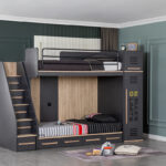 Hochbett Stone Mit Kleiderschrank 1 Türig Hb St1 With Hochbett Kleiderschrank