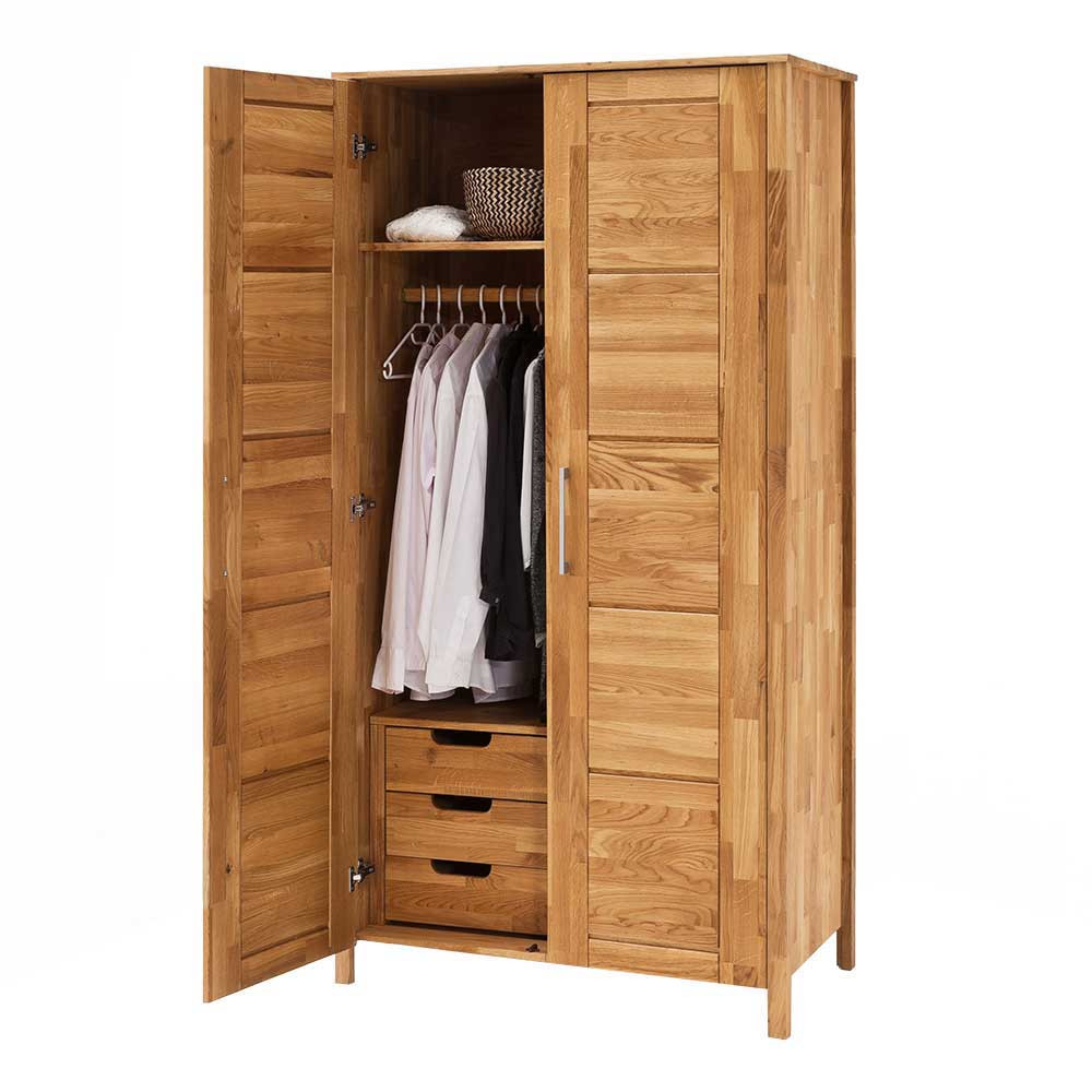Holz Kleiderschrank Mit Inneneinrichtung - Memba inside Kleiderschrank Holz Massiv