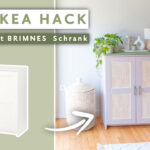 Ikea Hack Brimnes Schrank Makeover Mit Geflecht Pertaining To Kleiderschrank Brimnes
