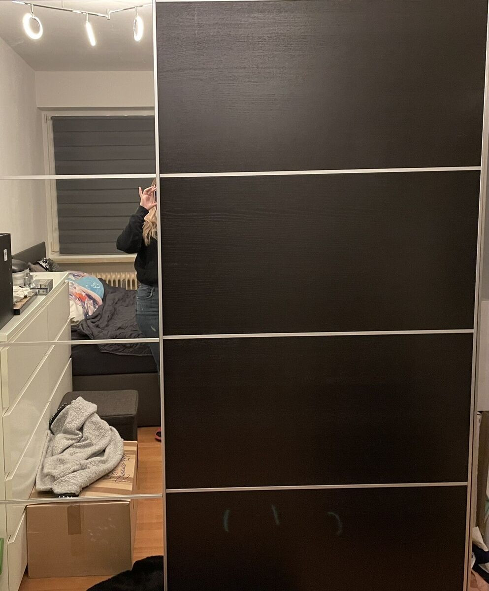 Ikea Pax Schrank Mit Innenleben Schwarz/ Braun with regard to Kleiderschrank Schwarz Ikea