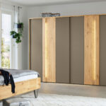 Jovanna Von Musterring – 6 Türiger Kleiderschrank Mit Designtüren Fango –  Eiche Inside Musterring Kleiderschrank