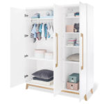 Kinderkleiderschrank 150 Cm Breit Rijeka 134 In Weiß Edelmatt, B/H/T:  150/193/58 Cm Intended For Kleiderschrank 150 Hoch