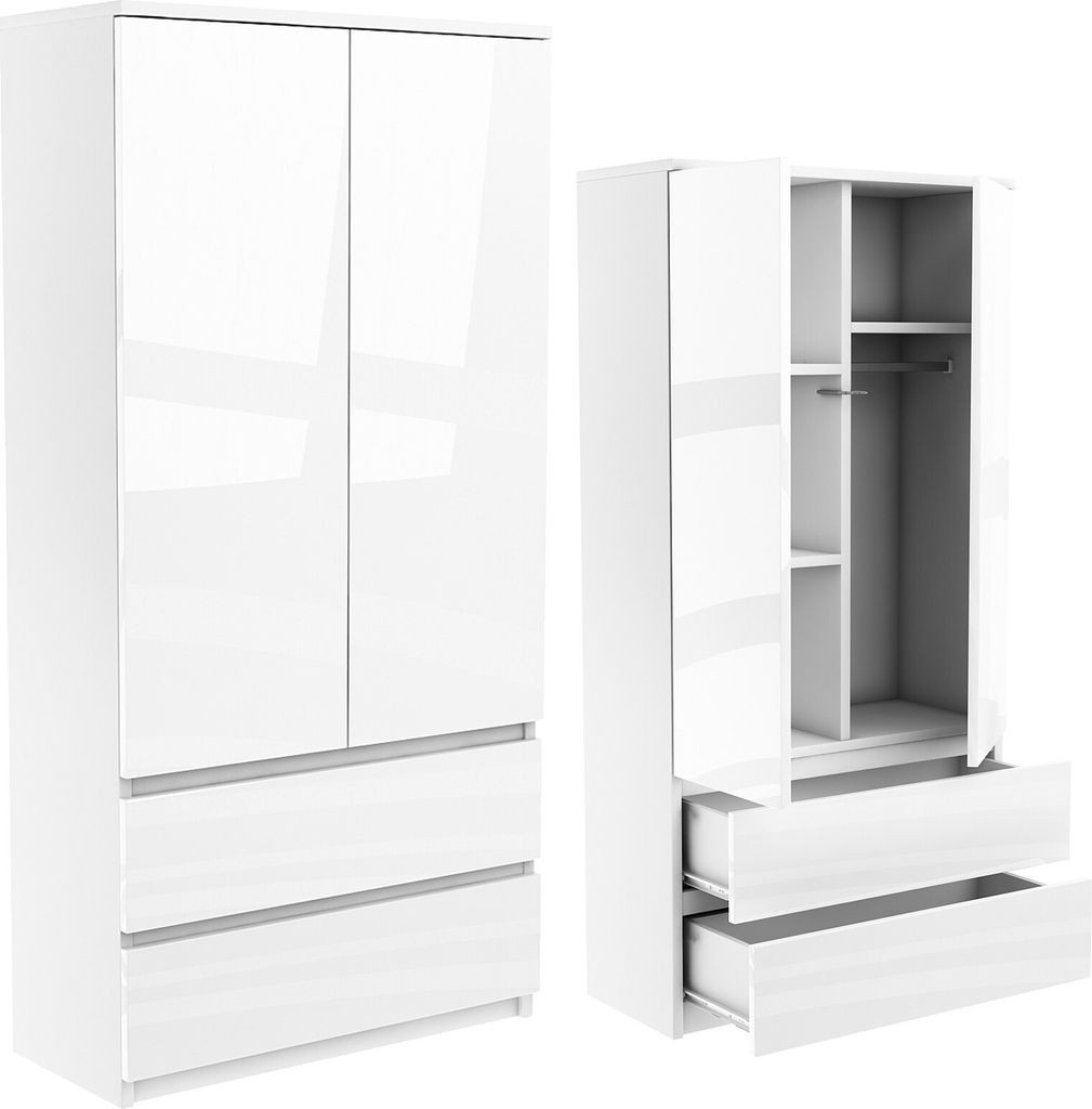 Kleiderschrank 100Cm Breit Praktische Schrank 180 C Kleiderschrank with regard to Kleiderschrank Weiß  100 C  Beit