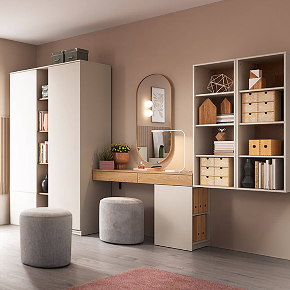 Kleiderschrank 120 Cm In Kaschmir Mit Eiche Fier-129 within Kleiderschrank 120