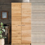 Kleiderschrank 2 Türig Massivholz Eiche Mit Einteilung Regarding Kleiderschrank 2 Türig