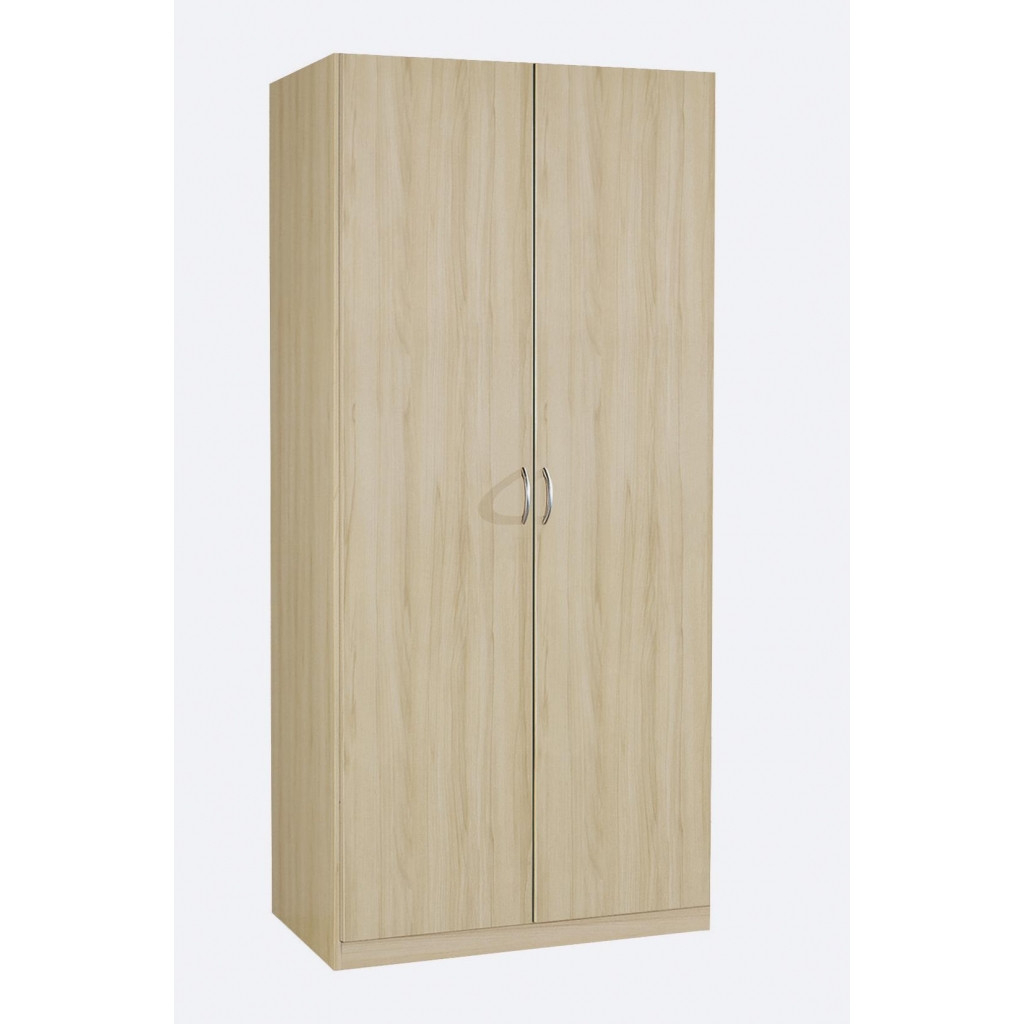 Kleiderschrank 2-Türig Mit 50 / 50 Einteilung within Kleiderschrank 2 Türig