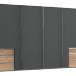 Kleiderschrank 350 Cm Breit Mit Schubladen Level36 A Grau In Kleiderschrank 350 Cm