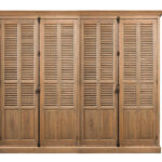 Kleiderschrank 4 Türig Eiche Vintage Grau | Dewall Design Pertaining To Kleiderschrank Holz Massiv
