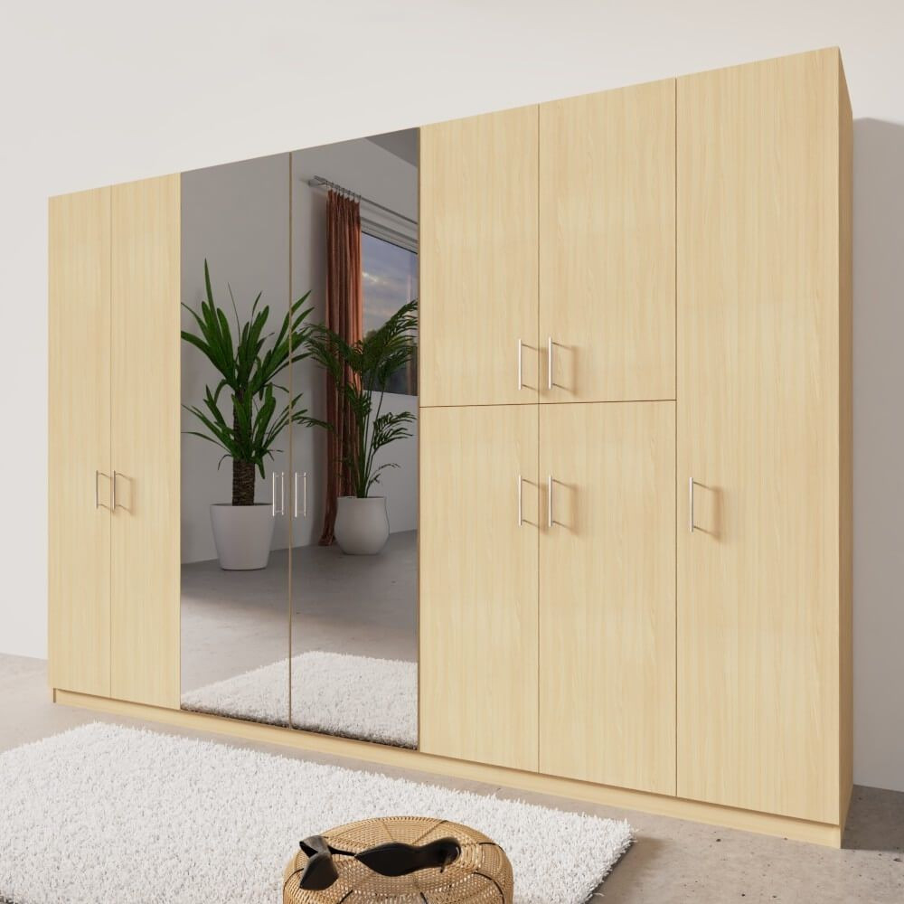 Kleiderschrank - Ahorn &quot;Azzurro&quot; within Kleiderschrank Ahorn