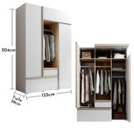 Kleiderschrank Balve Throughout Kleiderschrank Tiefe