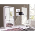 Kleiderschrank Baron 100 Mit Spiegel | Versand 0€ | Mirjan24 Throughout Kleiderschrank Spiegelfront