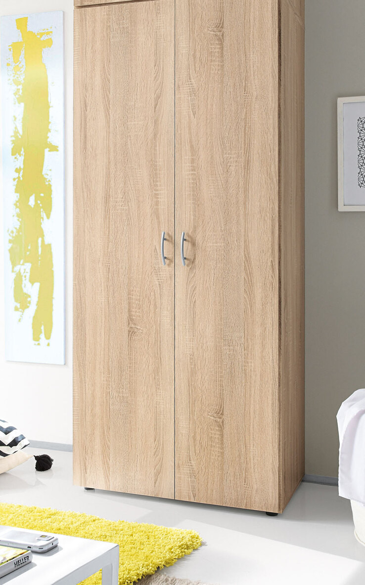 Kleiderschrank Base X Eiche Sonoma Dekor Nachbildung Ca. 80 X 170 For Möbel Boss Kleiderschrank