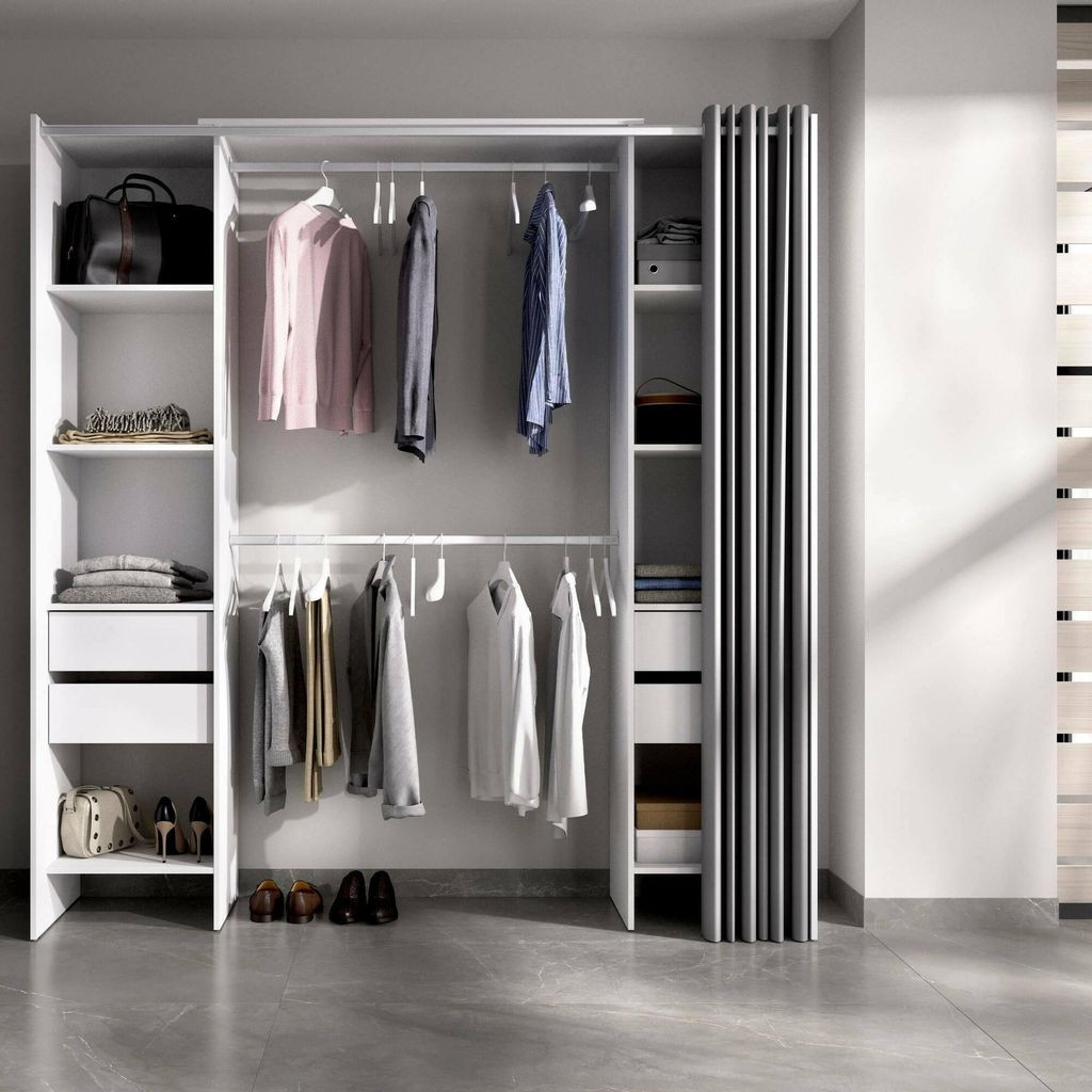 Kleiderschrank Dmanari, Struktur Für Begehbaren with regard to Begehbarer Kleiderschrank Roller