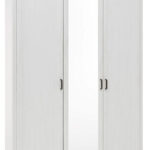 Kleiderschrank Jasmin Mit 3 Türen Pinie Weiß Nachbildung Within Kleiderschrank Amazon