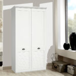 Kleiderschrank Jugendzimmer Schrank Schlafzimmer Weiß 105Cm Throughout Jugendzimmer Kleiderschrank