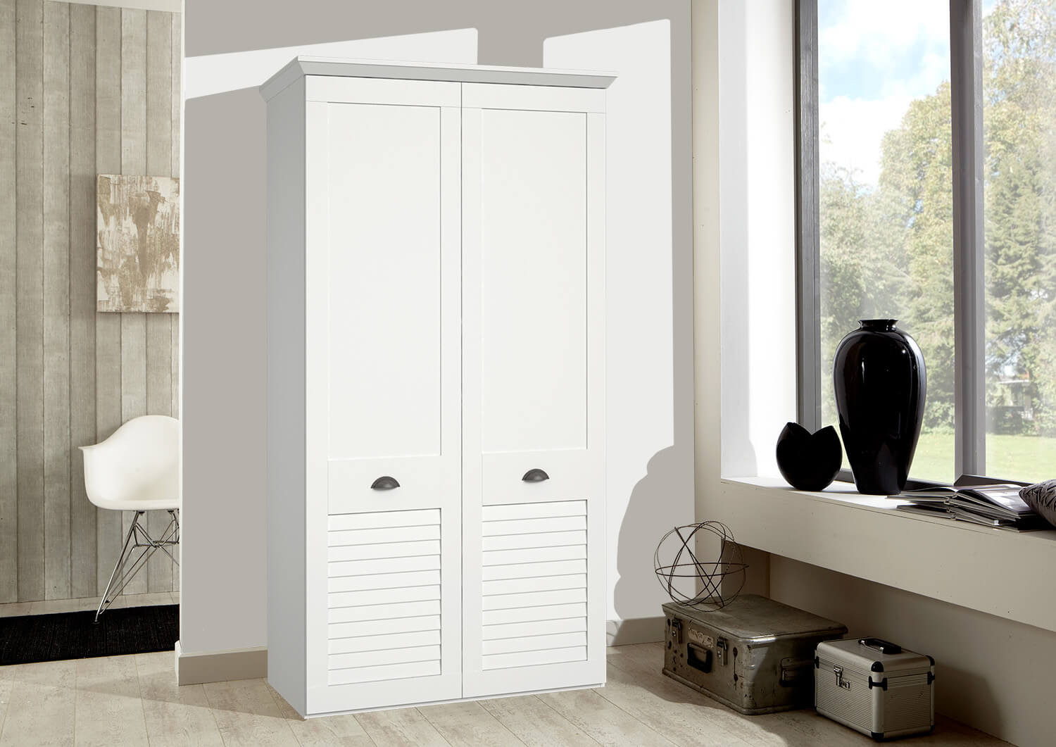 Kleiderschrank Jugendzimmer Schrank Schlafzimmer Weiß 105Cm throughout Jugendzimmer Kleiderschrank