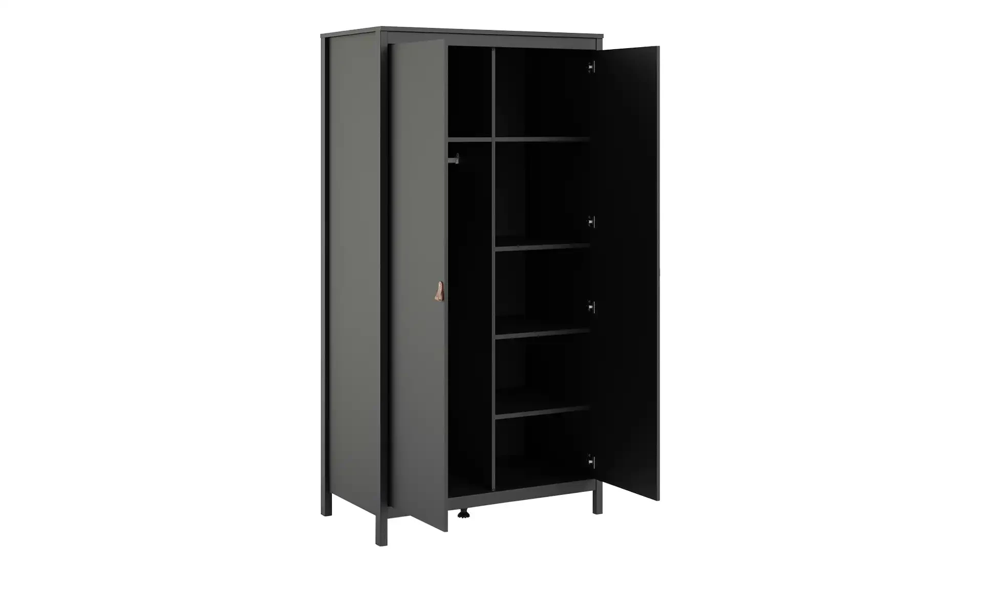 Kleiderschrank Madron | Schwarz, 102 Cm | Möbel Höffner Pertaining To Kleiderschrank Höffner