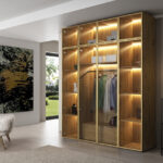 Kleiderschrank Mit Schubladen Vitrum 200 Eiche Artisan / Golden – Moebline  Shop For Kleiderschrank Mit Innenausstattung