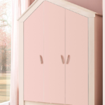 Kleiderschrank Pink House, 3 Türig In Kleiderschrank Rosa