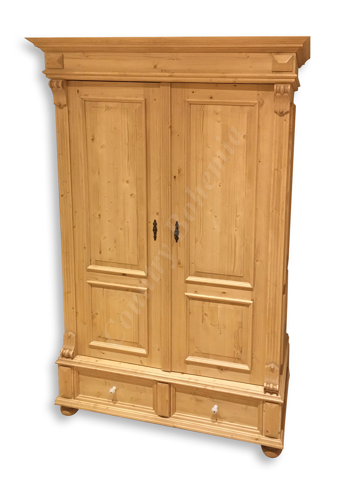 Kleiderschrank Schrank Landhaus Massivholz Gründerzeit throughout Bauern Kleiderschrank