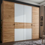 Kleiderschrank Skive Iii Aus Wildeiche Inside Kleiderschrank Wildeiche