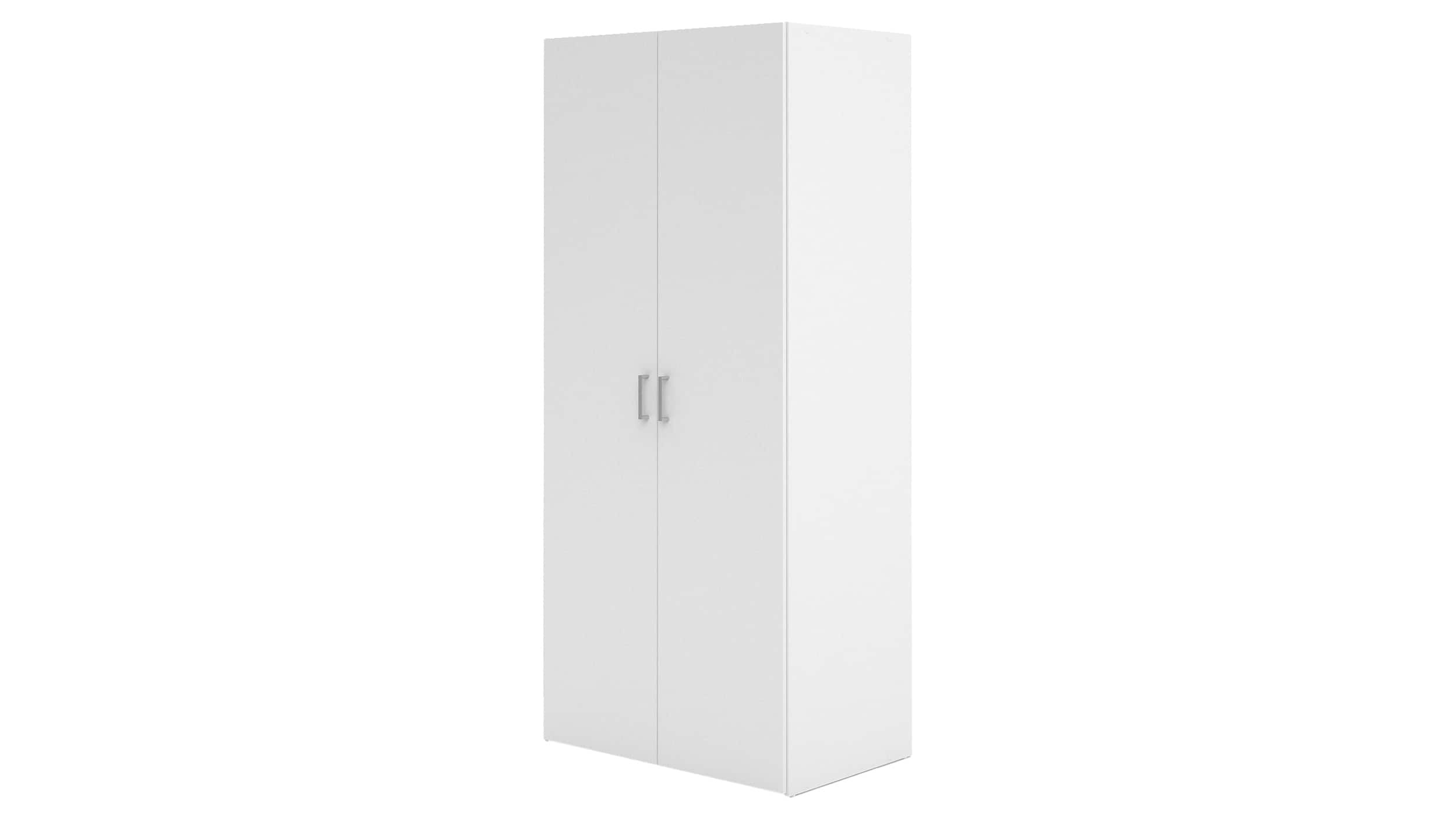 Kleiderschrank Space Weiß 78 Cm Kaufen | Die Möbelfundgrube Within Kleiderschrank 75 Cm Breit