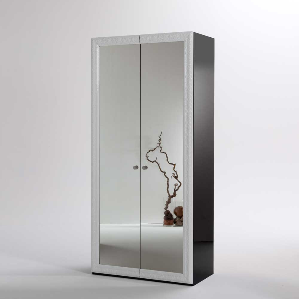 Kleiderschrank Voko Mit Spiegelfront pertaining to Kleiderschrank Spiegelfront