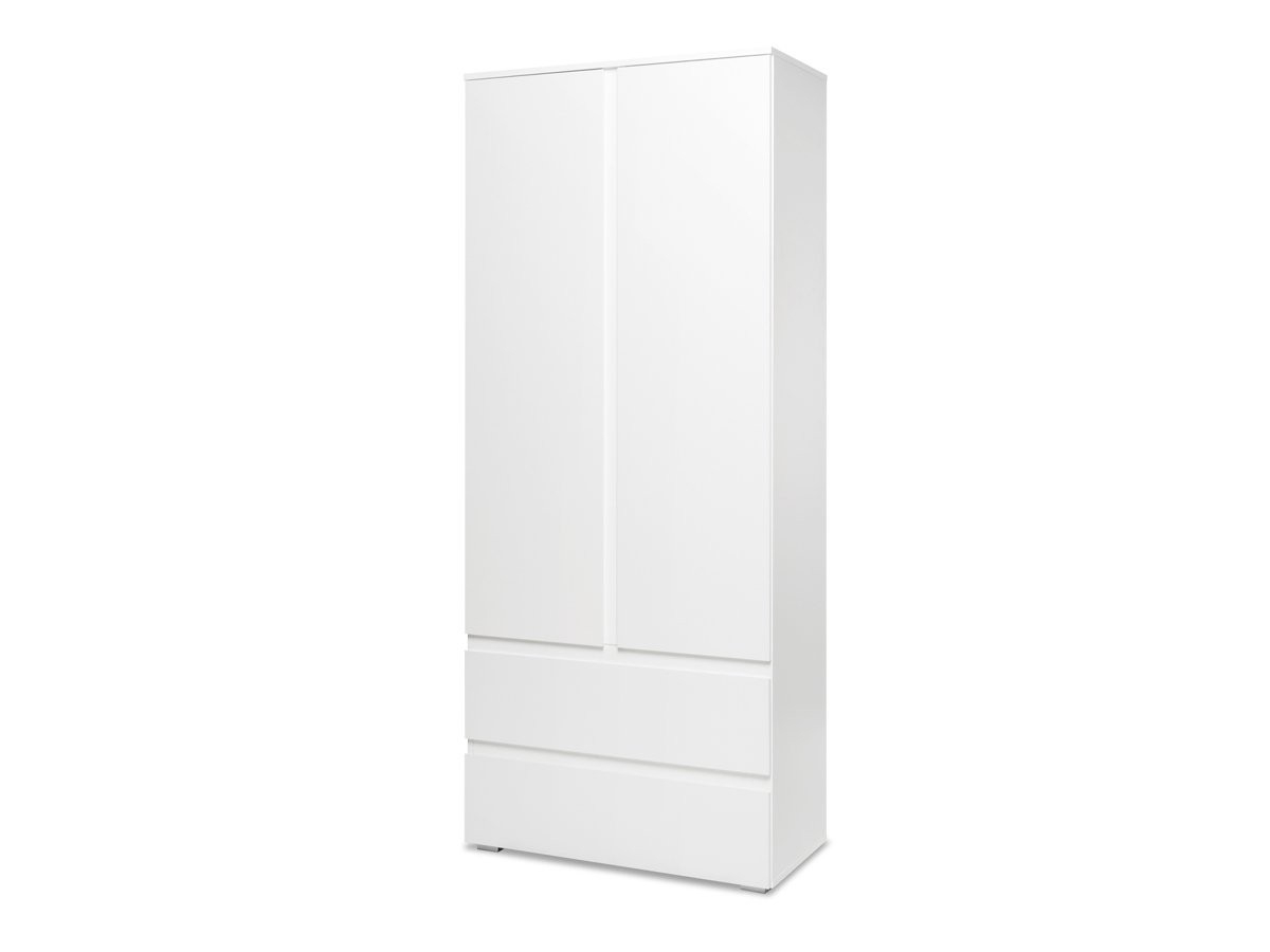 Kleiderschrank Weiß - 80 Cm - Image in Kleiderschrank 80 Cm Breit