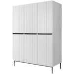 Kleiderschrank Weiß Nicole 150 With Regard To Kleiderschrank 150 Hoch