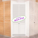 Lamellentür Schrankfront Für Ikea Pax Kleiderschrank Massivholz Kiefer  Pax-Türen intended for Kleiderschrank Kiefer Ikea