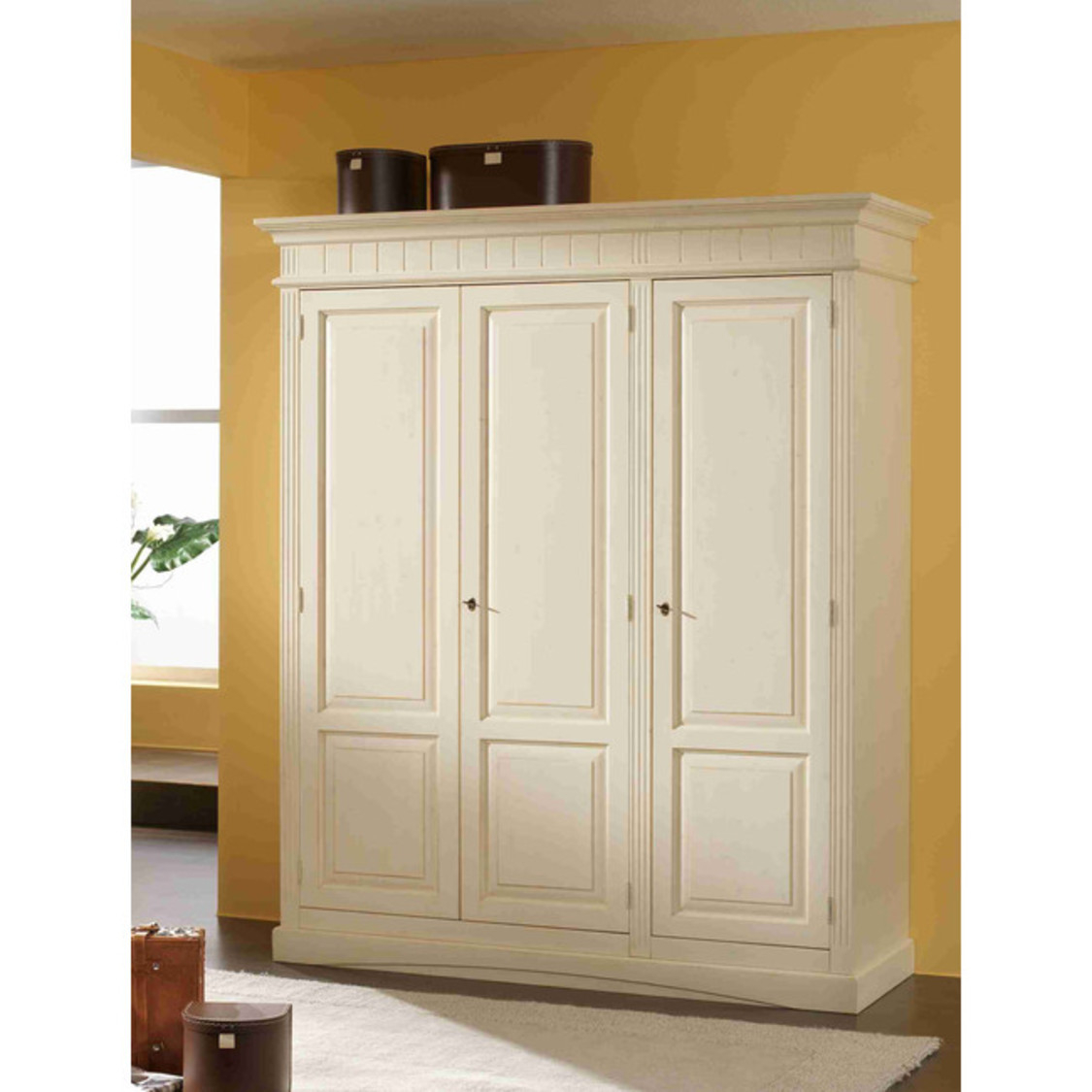 Landhaus Kleiderschrank Gradel Lara 170X201X60 Cm within Kleiderschrank Landhausstil