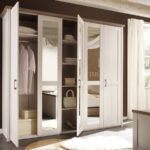 Luba Drehtürenschrank 5Trg, Material Mdf, Weiss Piniefarbig / Trüffelfarbig With Regard To Kleiderschrank Drehtüren