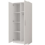 Olmo 06 Kleiderschrank 80 Cm Breit Weiß Deine Möbel Pertaining To Kleiderschrank 80 Cm Breit