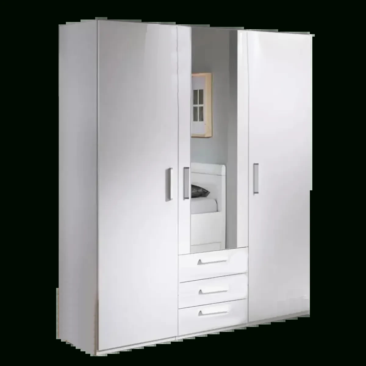 Rauch Orange Evea Kleiderschrank 3 Türig 3 Schubkästen Inkl Dämpfung Within 3 Türiger Kleiderschrank